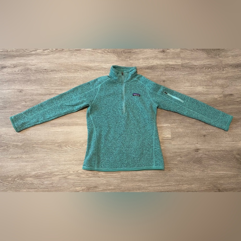 Teal Patagonia pull-over